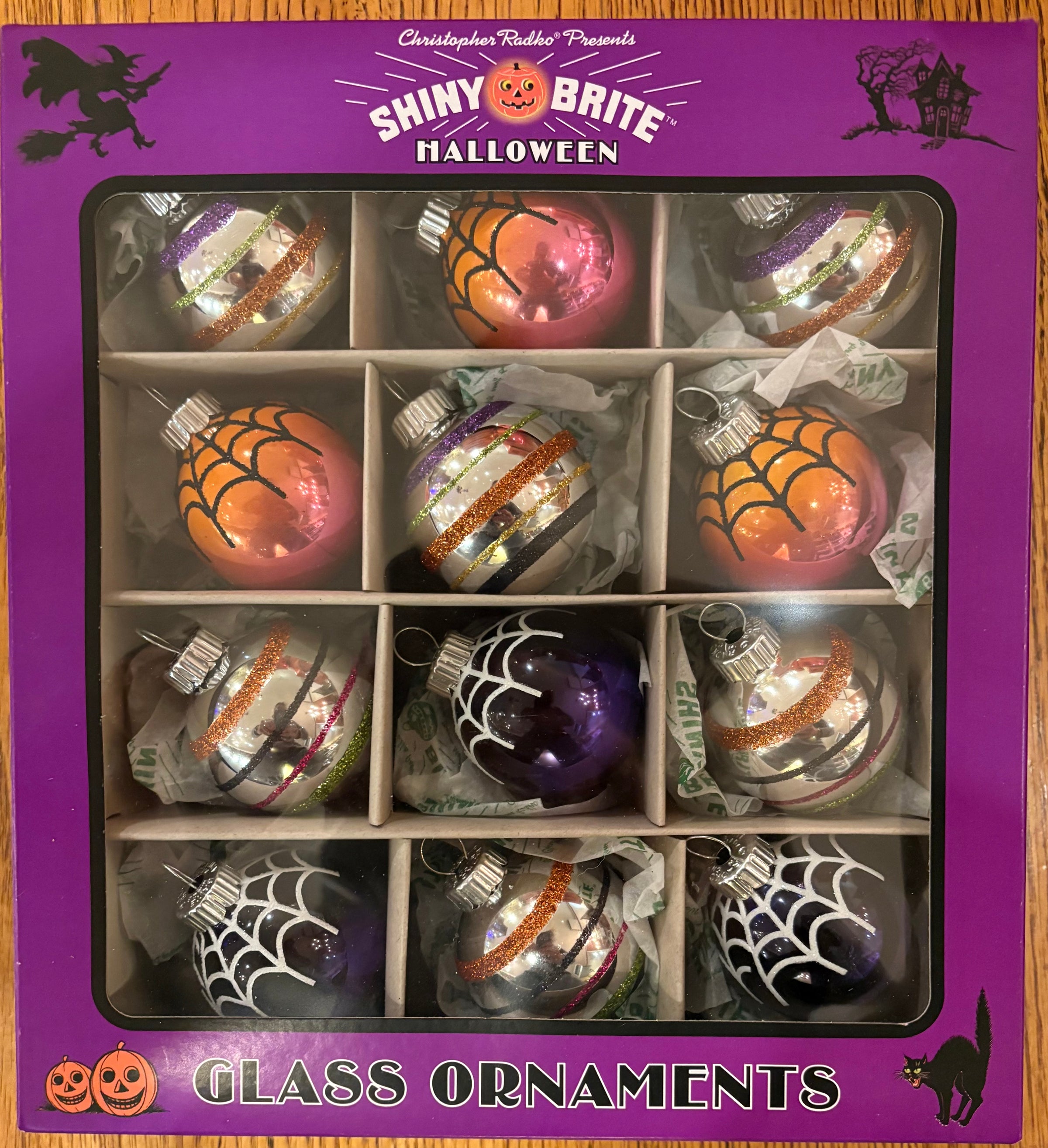 Shiny Brite Halloween Ornaments